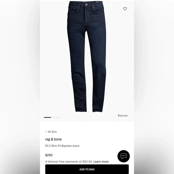 Rag & Bone Jeans size 32 - Picture 1 of 10